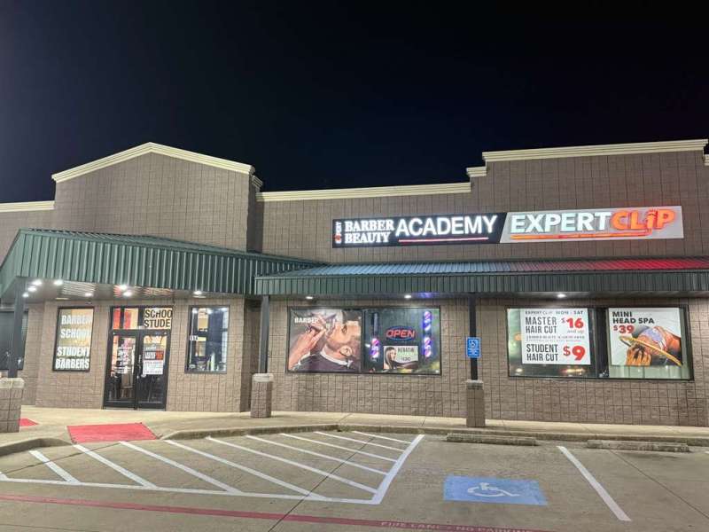 Barber School Student